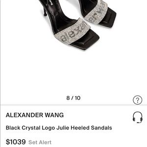 Alexander Wang Crystal Heels